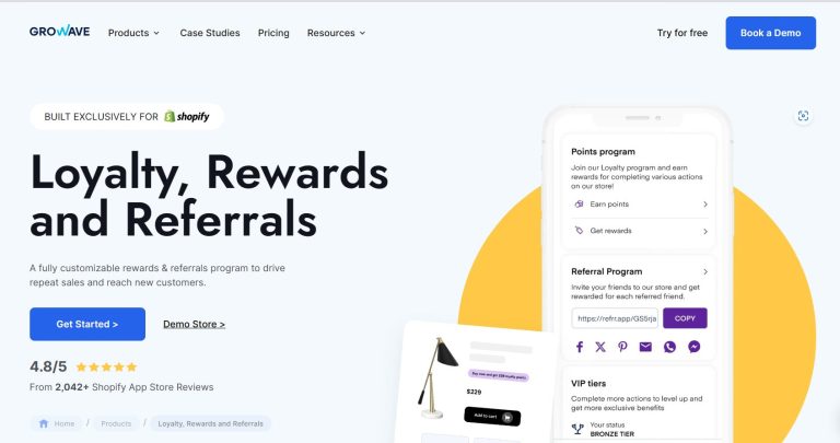 Growave Shopify Loyalty & Reward Program