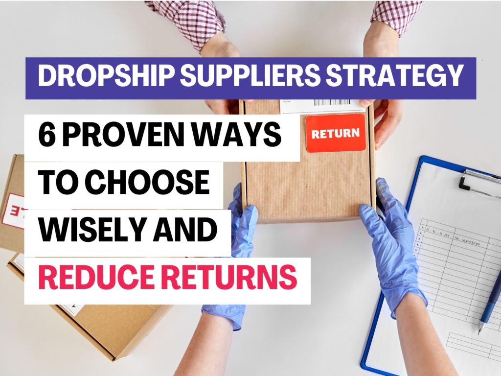 Dropship Suppliers strategy